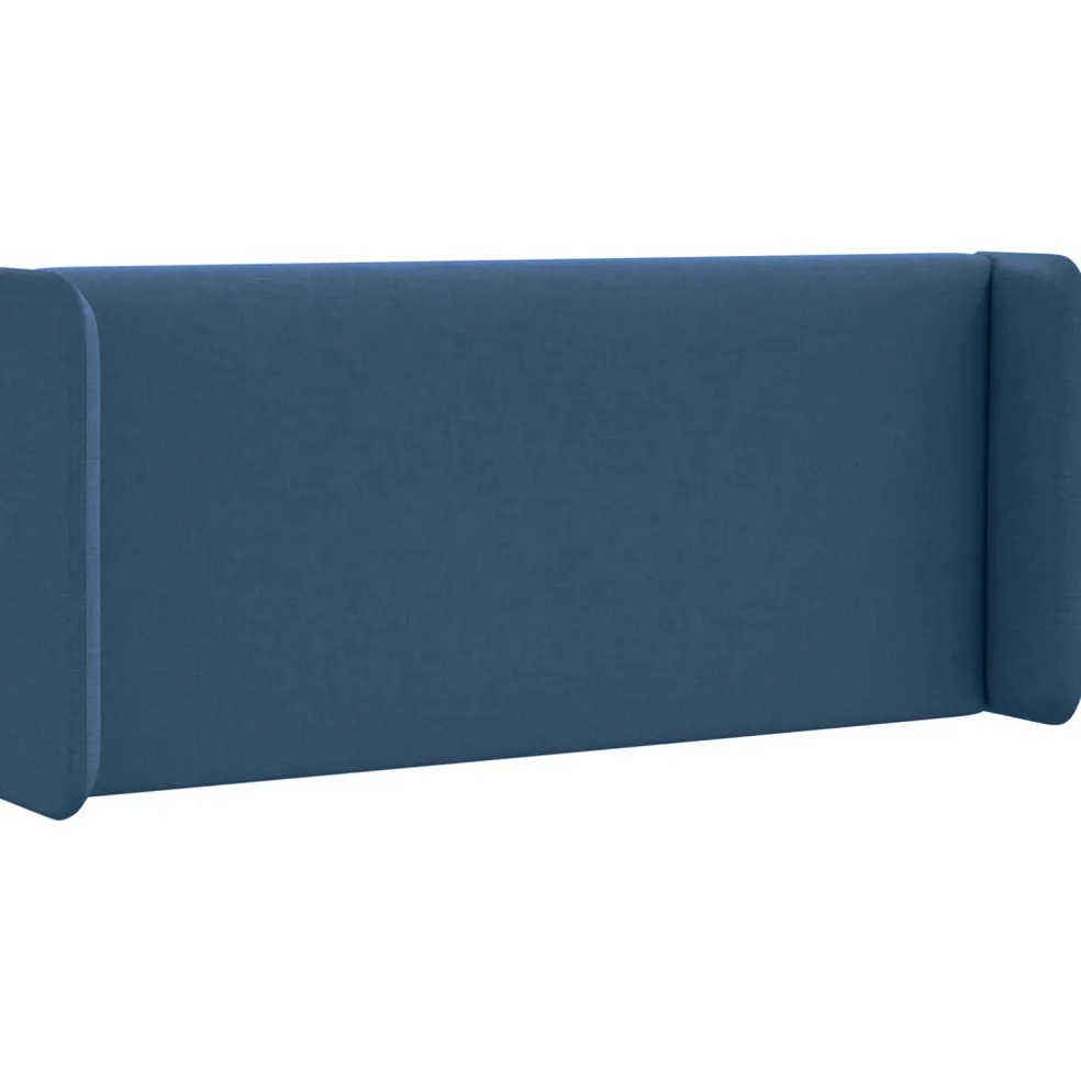 vidaXL Hoofdbord oor Blauw 40,5 x 40,5 x 4 cm Stof