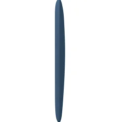 vidaXL Hoofdbord oor Blauw 80 x 23 x 6 cm Stof