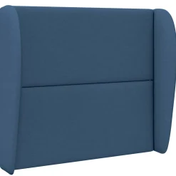 vidaXL Hoofdbord oor Blauw 80 x 23 x 6 cm Stof