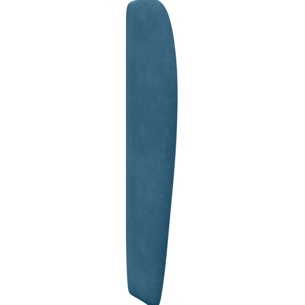 vidaXL Hoofdbord oor Blauw 80 x 23 x 6 cm Fluweel