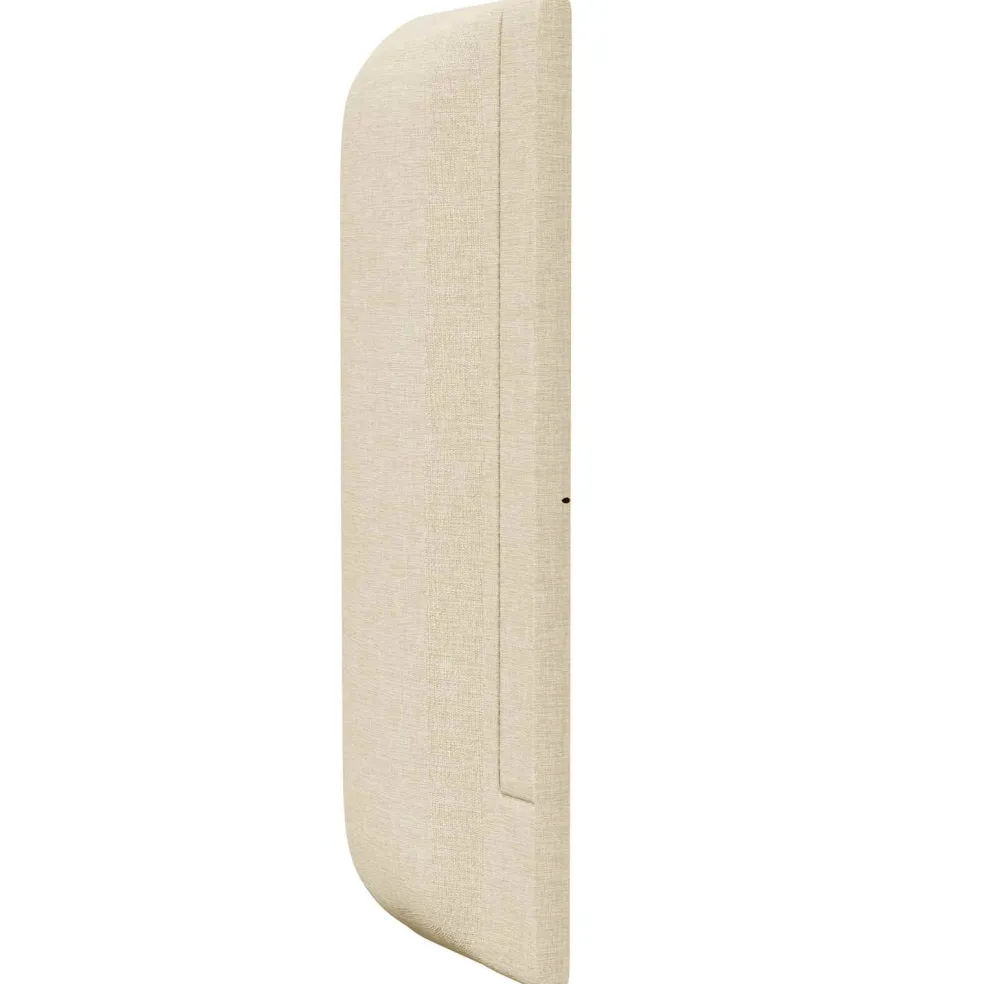 vidaXL Hoofdbord oor Crème 40,5 x 40,5 x 4 cm Stof