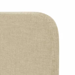 vidaXL Hoofdbord oor Crème 40,5 x 40,5 x 4 cm Stof