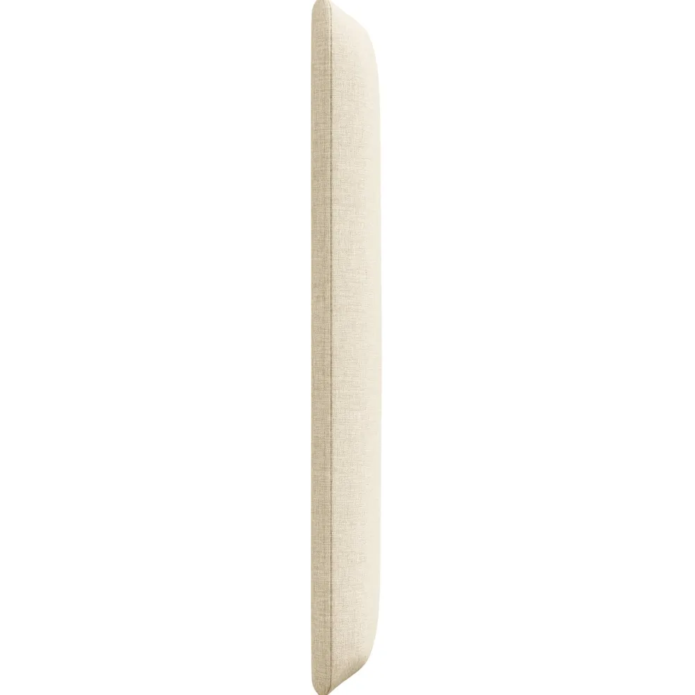 vidaXL Hoofdbord oor Crème 40,5 x 40,5 x 4 cm Stof