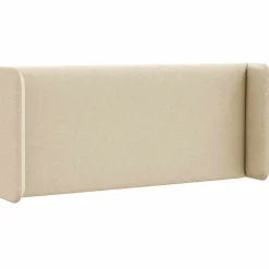 vidaXL Hoofdbord oor Crème 40,5 x 40,5 x 4 cm Stof