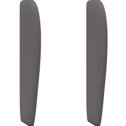 vidaXL Hoofdbord oor Dim Grijs 80 x 23 x 6 cm PVC