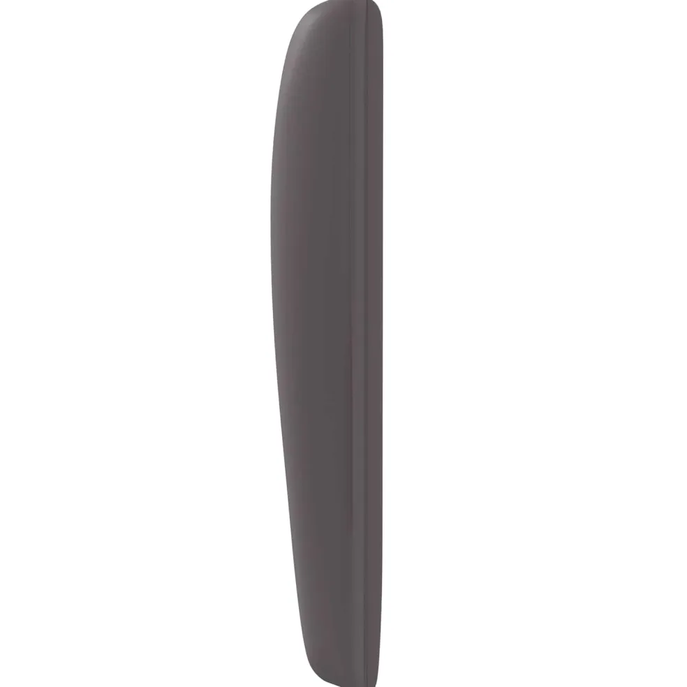 vidaXL Hoofdbord oor Dim Grijs 80 x 23 x 6 cm PVC