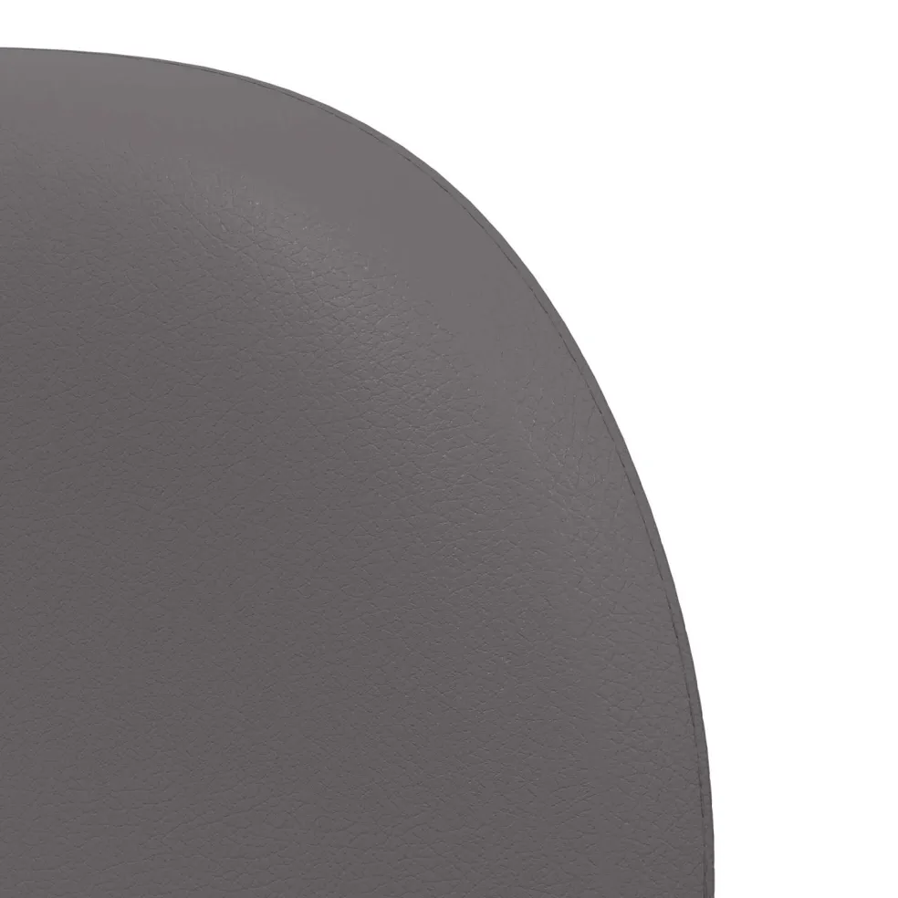 vidaXL Hoofdbord oor Dim Grijs 80 x 23 x 6 cm PVC