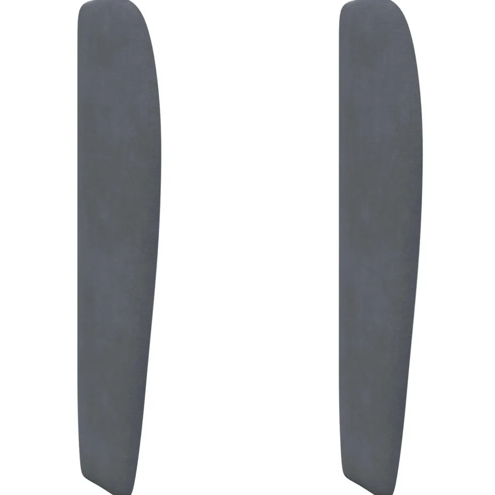 vidaXL Hoofdbord oor Dim Grijs 80 x 23 x 6 cm Fluweel