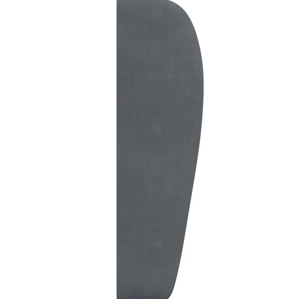 vidaXL Hoofdbord oor Dim Grijs 80 x 23 x 6 cm Fluweel