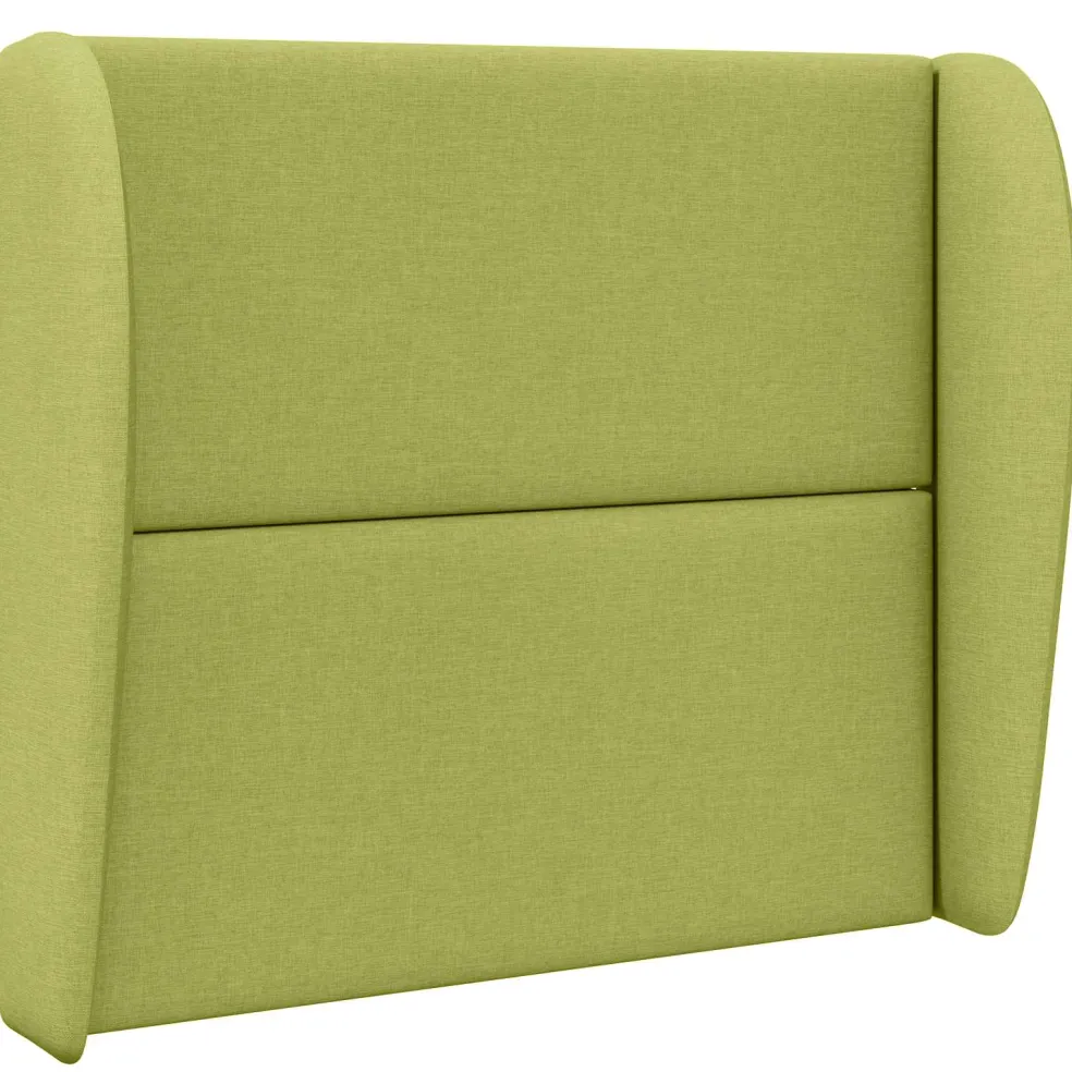vidaXL Hoofdbord oor Groen Stof