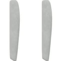 vidaXL Hoofdbord oor Lichtgrijs 80 x 23 x 6 cm Fluweel