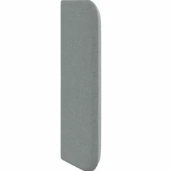vidaXL Hoofdbord oor met hoofdeinde Grijs 40,5 x 40,5 x 4 cm Stof