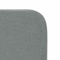 vidaXL Hoofdbord oor met hoofdeinde Grijs 40,5 x 40,5 x 4 cm Stof