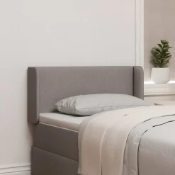 vidaXL Hoofdbord oor Taupe 40,5 x 40,5 x 4 cm Stof