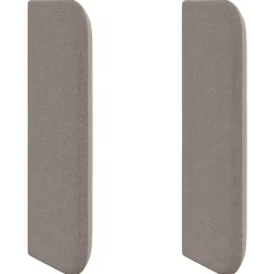 vidaXL Hoofdbord oor Taupe 40,5 x 40,5 x 4 cm Stof