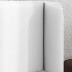 vidaXL Hoofdbord oor Wit PVC
