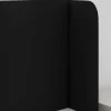 vidaXL Hoofdbord oor Zwart PVC