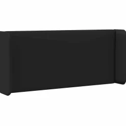 vidaXL Hoofdbord oor Zwart PVC