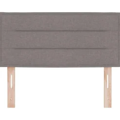 vidaXL Hoofdbord Taupe Stof