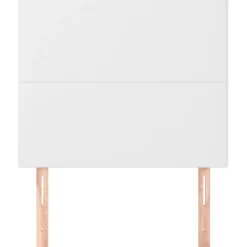 vidaXL Hoofdbord wit 80x5x118/128 cm kunstleer