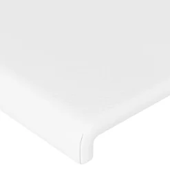 vidaXL Hoofdbord wit 80x5x118/128 cm kunstleer
