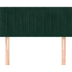 vidaXL Hoofdbord 80x5x78/88 cm fluweel donkergroen