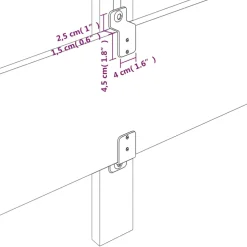 vidaXL Hoofdbord 80x5x78/88 cm fluweel donkergrijs