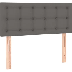 vidaXL Hoofdbord 80x5x78/88 cm kunstleer grijs