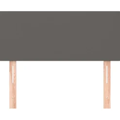 vidaXL Hoofdbord 80x5x78/88 cm kunstleer grijs