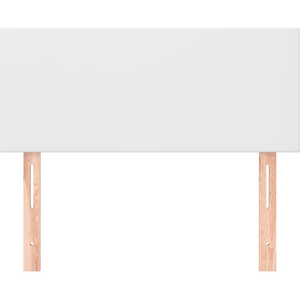 vidaXL Hoofdbord 80x5x78/88 cm kunstleer wit