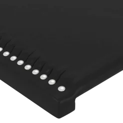 vidaXL Hoofdbord 80x5x78/88 cm kunstleer zwart