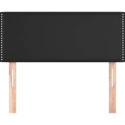 vidaXL Hoofdbord 80x5x78/88 cm kunstleer zwart