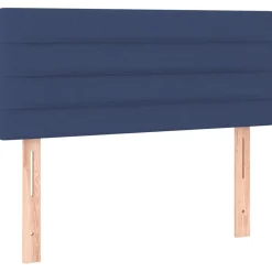 vidaXL Hoofdbord 80x5x78/88 cm stof blauw
