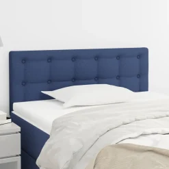 vidaXL Hoofdbord 80x5x78/88 cm stof blauw