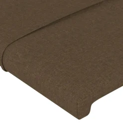 vidaXL Hoofdbord 80x5x78/88 cm stof donkerbruin