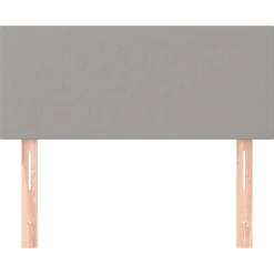 vidaXL Hoofdbord 80x5x78/88 cm stof lichtgrijs