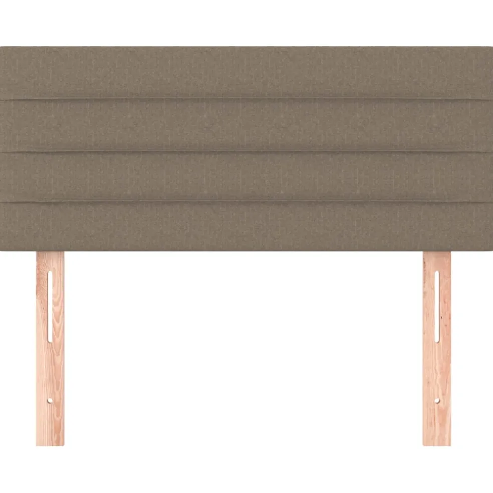 vidaXL Hoofdbord 80x5x78/88 cm stof taupe