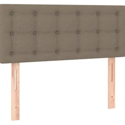 vidaXL Hoofdbord 80x5x78/88 cm stof taupe