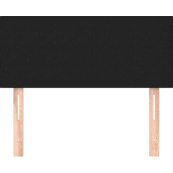 vidaXL Hoofdbord 80x5x78/88 cm stof zwart