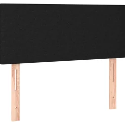 vidaXL Hoofdbord 80x5x78/88 cm stof zwart