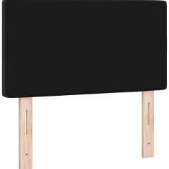 vidaXL Hoofdbord Zwart 80 cm Fluweel
