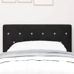 vidaXL Hoofdbord Zwart 80 cm Fluweel