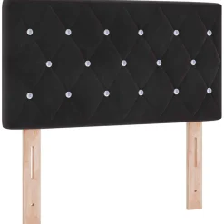 vidaXL Hoofdbord Zwart 80 cm Fluweel