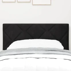 vidaXL Hoofdbord Zwart 80 cm Fluweel