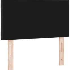 vidaXL Hoofdbord Zwart Stof