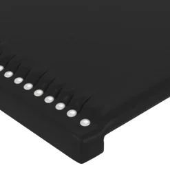 vidaXL Hoofdbord zwart 90x5x118/128 cm kunstleer