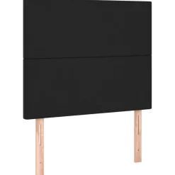 vidaXL Hoofdbord zwart 80x5x118/128 cm kunstleer