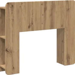 vidaXL Hoofdeinde kas Artisanaal eiken 80 cm Bewerkt hout