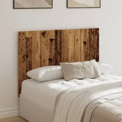 vidaXL Hoofdeinde 120x1,5x80 cm bewerkt hout oud houtkleurig