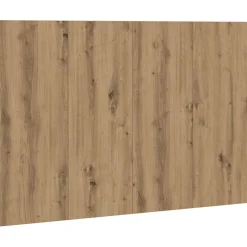 vidaXL Hoofdeinde 120x1,5x80 cm bewerkt hout artisanaal eikenkleur